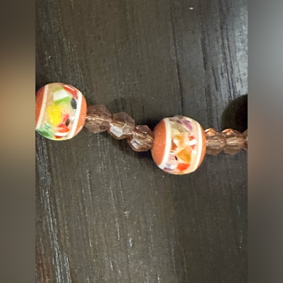 Petite jeweled sequin fabric evening beaded handled handbag. New - Picture 6 of 16